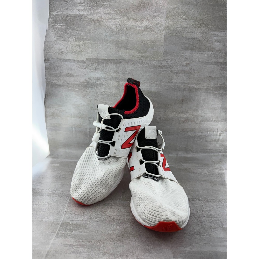 New Balance Fresh Foam Cruzv1 Reissue Men 11D White Black Red MCRZRHW1 Running